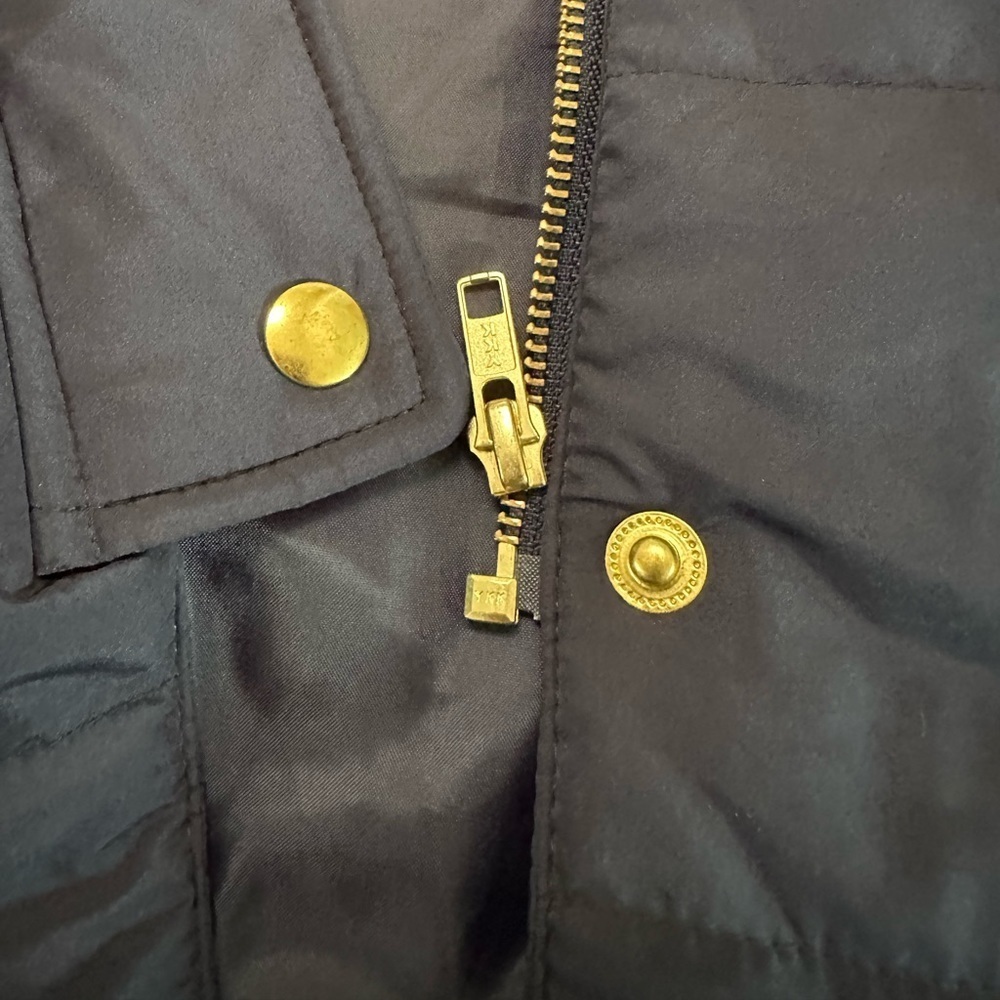 Crown & Ivy Blue Zip Up Vest Size XS - Picture 8 of 17